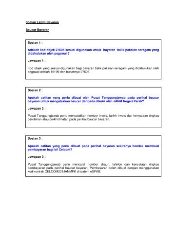 BAYARAN BERJADUAL o JANM