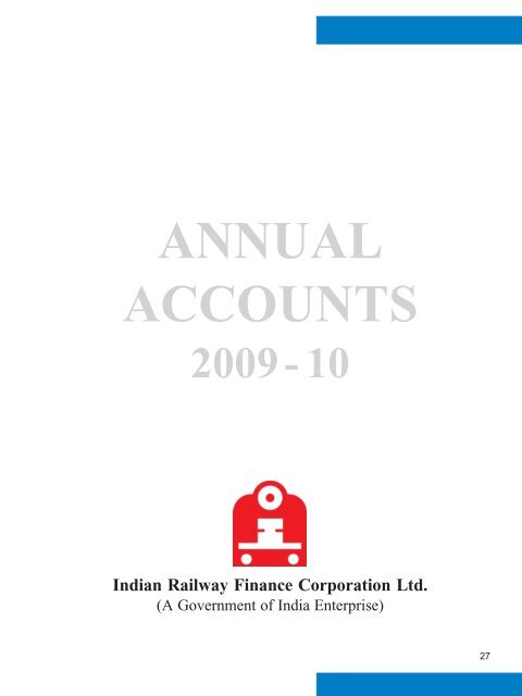 IRFC COVER-final - Indian Railway Finance Corporation Ltd.