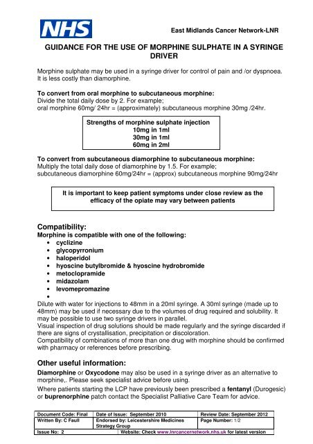 DIAMORPHINE DOSE SYRINGE DRIVER FREE DIAMORPHINE DOSE SYRINGE DRIVER WINDOWS XP