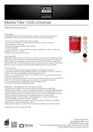 Marble Filler 1000 Universal - GOSS Marble