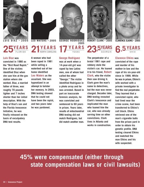 TOO MANY WRONGFULLY CONVICTED - The Innocence Project