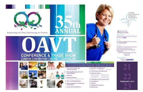 register - The Ontario Association of Veterinary Technicians