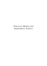 Parallel Modes and Serendipity Survey - ISO - ESA