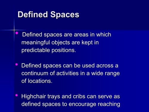 Developmentally Appropriate Orientation and Mobility - Mount Sinai ...