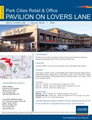 PAVILION ON LOVERS LANE - Colliers International