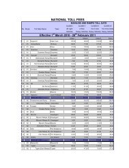 National Toll Fees - IMPERIAL Logistics