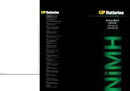 Nickel Metal Hydride Technical Handbook - Gold Peak Industries