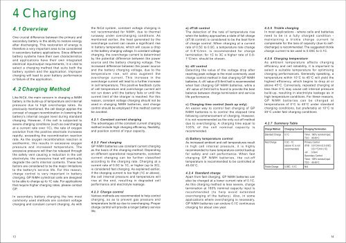 Nickel Metal Hydride Technical Handbook - Gold Peak Industries