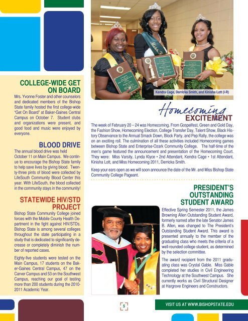 2011 Student Development Services Newsletter (PDF)