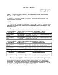 Dosage and Dosing Schedule of Hepatitis A and B Vaccines