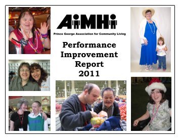 Performance Improvement Report - 2011 - AiMHi