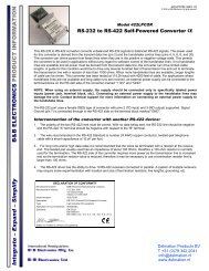 RS-232 to RS-422 Self-Powered Converter - Delmation