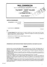 BAIL COMMERCIAL TALMONT - SAINT HILAIRE - Cn2i.fr