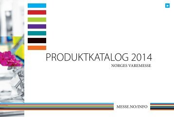 PRODUKTKATALOG 2013 - Norges Varemesse