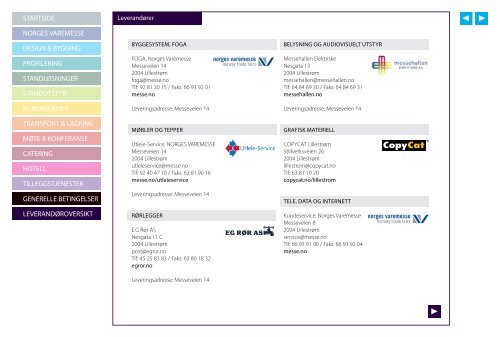 PRODUKTKATALOG 2013 - Norges Varemesse