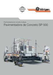 Pavimentadora de Concreto SP 500 - Wirtgen GmbH