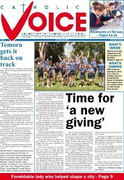 Temora gets it back on track - The Archdiocese of Canberra ...