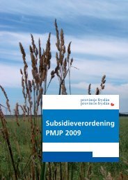 PMJP subsidieverordening.pdf - Provincie FryslÃ¢n