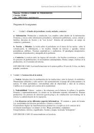 Teorías sobre el Periodismo - Ford - 2008 1º - Carrera de Ciencias ...