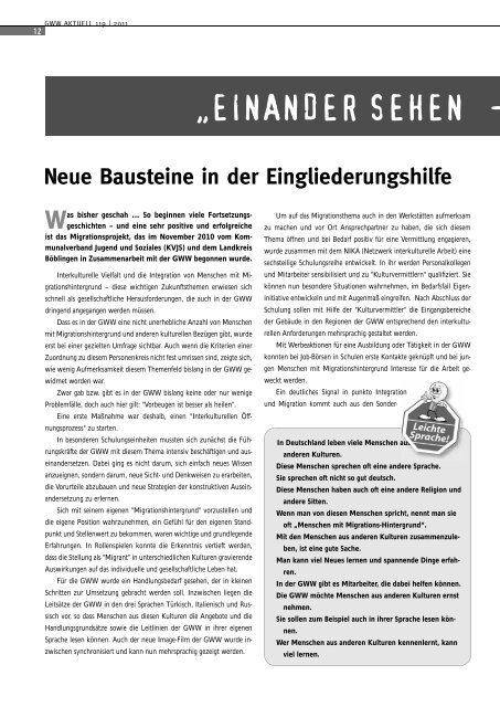 Download Ausgabe 119 - Gemeinnützige Werkstätten und ...