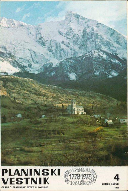 April - Planinski Vestnik