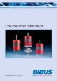 BIBUS Baumgartner Pneumatischer Schrittmotor