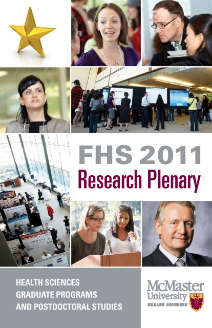 FHS 2011 Research Plenary - Faculty of Health Sciences ...