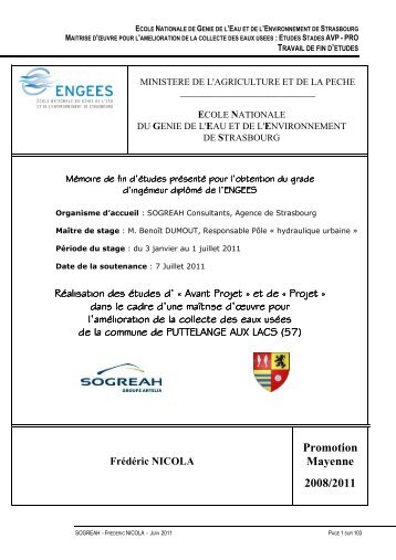 PDF (Rapport) - ENGEES