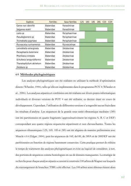 PhylogÃ©nie Et Evolution Du Comportement Social Chez Les Blattes ...