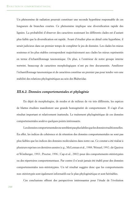 PhylogÃ©nie Et Evolution Du Comportement Social Chez Les Blattes ...