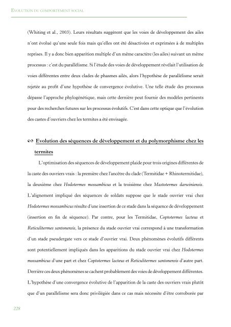 PhylogÃ©nie Et Evolution Du Comportement Social Chez Les Blattes ...