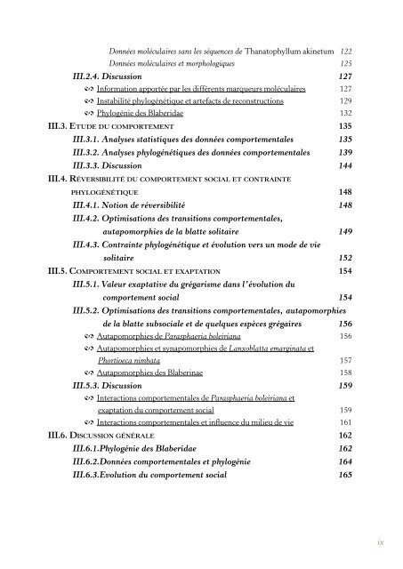 PhylogÃ©nie Et Evolution Du Comportement Social Chez Les Blattes ...