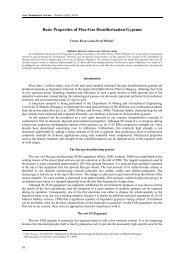 Basic Properties of Flue-Gas Desulfurization Gypsum - Acta ...