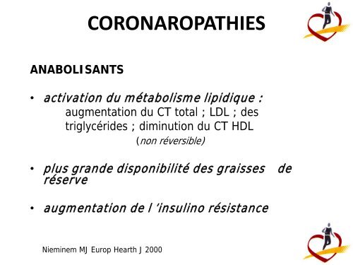 Dopage : Risques cardiovasculaires - Club des Cardiologues du Sport