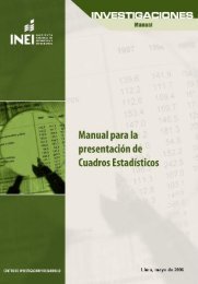 Manual para la PresentaciÃ³n de Cuadros EstadÃ­sticos - Inei