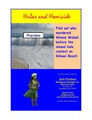 Hawaiian Luau Murder Mystery Kit - Mysteries on the Net