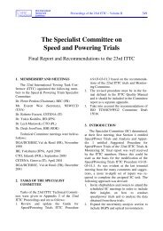 The Specialist Committee on Speed and Powering Trials - ITTC