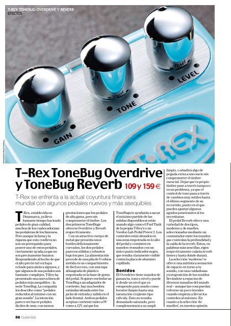 T-Rex ToneBug Overdrive - Suprovox