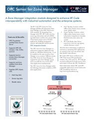 OPC Server for Zone Manager - R & D Data Products