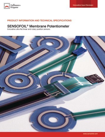 SENSOFOILÂ® Membrane Potentiometer - E-Totaal