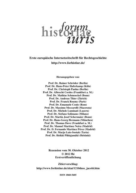 Vanessa C. Duss Jacobi - Erste Europäische Internetzeitschrift für ...