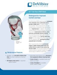 Hans Rudolph 7600 V2 CPAP Mask - Product Brochure