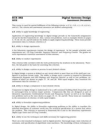 ECE 382 Digital Systems Design