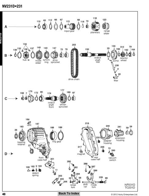 Transfer Case Parts - A & Reds