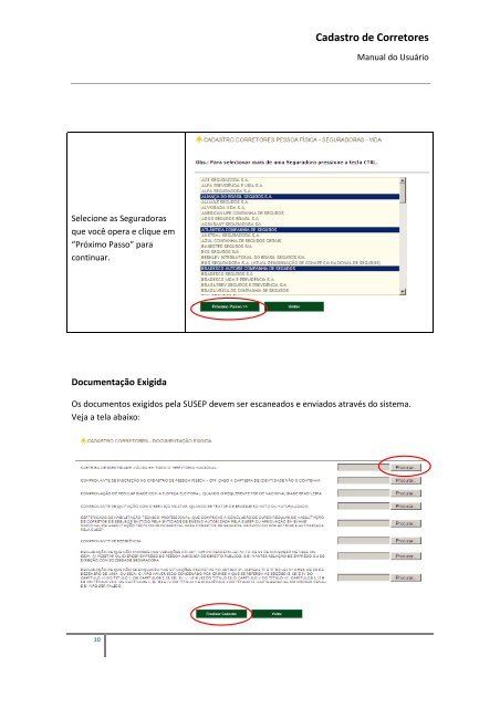 Manual Cadastro Corretores - Susep