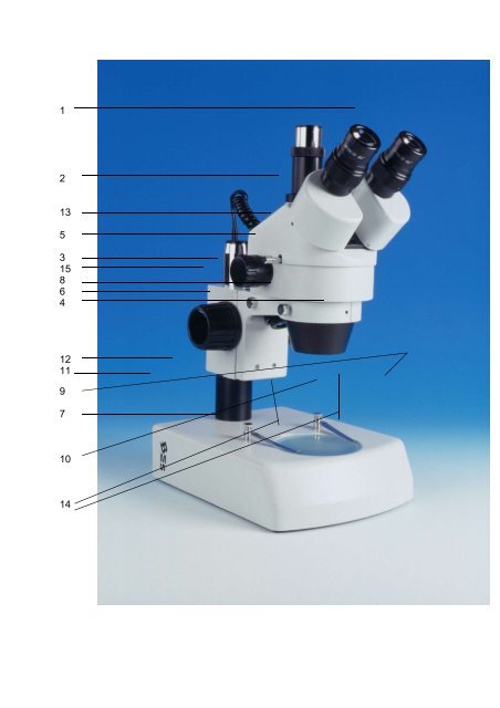 MANUAL FOR - BMS and Labomed - high quality microscopes