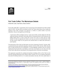 Fair Trade Coffee - MIT Sloan School of Management