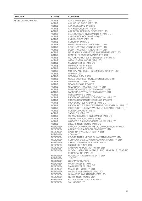 circular to ordinary shareholders