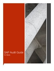 SAP Audit Guide - Basis - Layer Seven Security