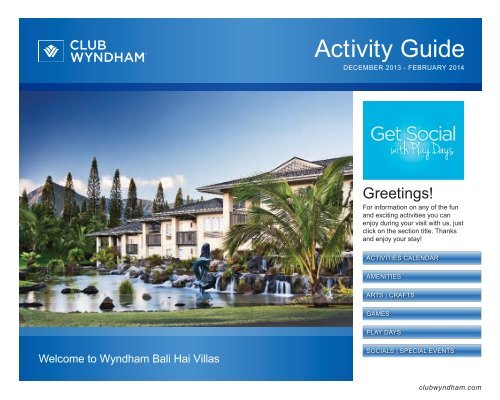 Activity Guide - Wyndham Vacation Resorts